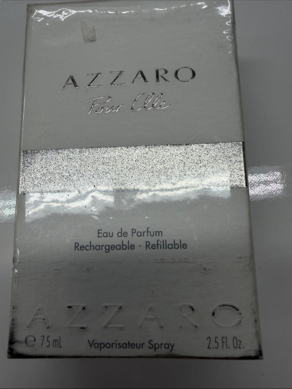 Azzaro Pour Elle Eau de Parfum — White & Silver Spray